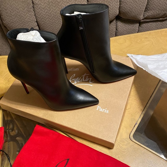 Christian Louboutin 
100mm So Kate Calfskin Booties - Picture 3 of 9
